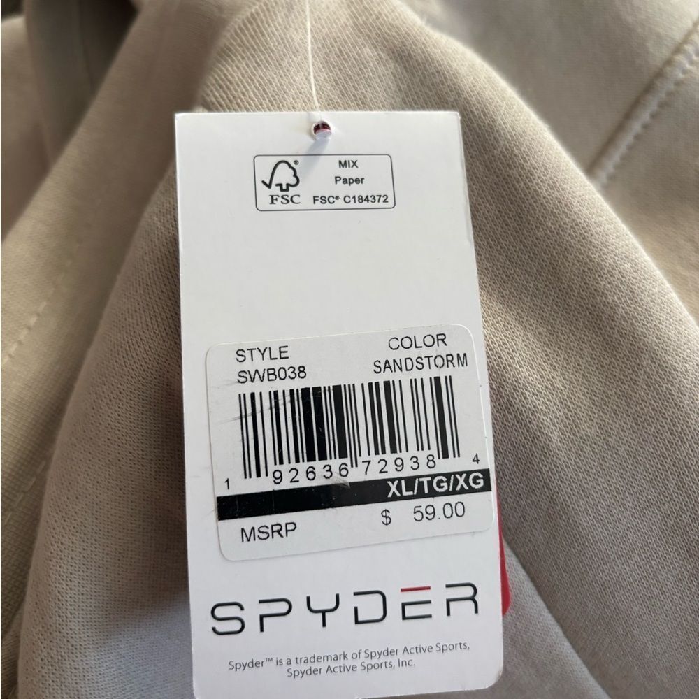 Spyder woman’s Cream Sweatpants - Picture 7 of 8